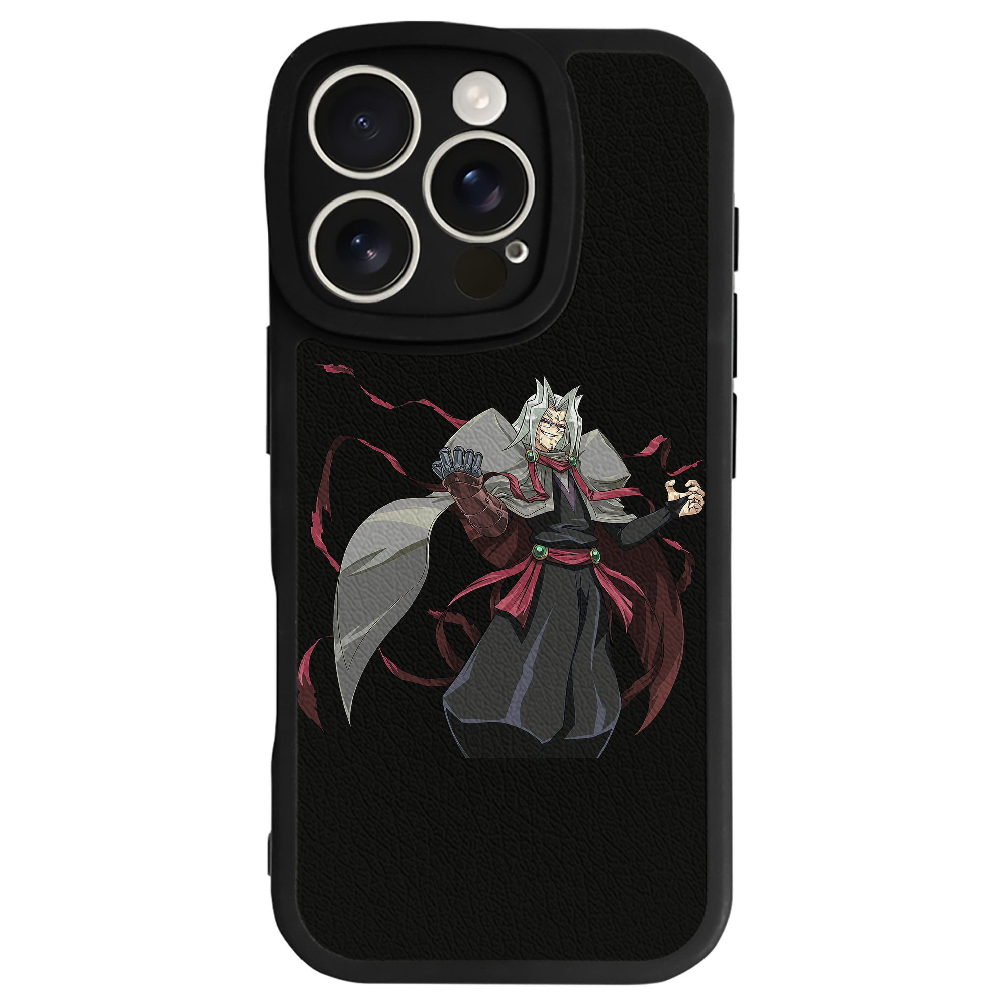 （画像用） 遊☆戯☆王 Yu-Gi-Oh! 【iPhone 16シリーズ対応】シリコンスマホケース（レザー調） 材質：シリコン